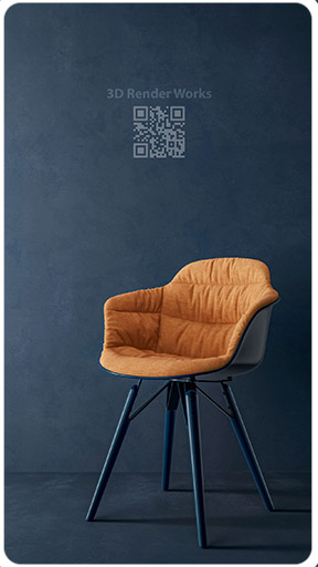 İç mekan mobilyasında kumaş dokusu ve PBR bazlı ışık-yansıma kontrolü.